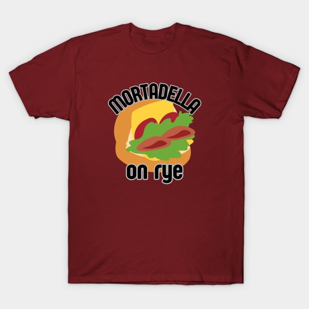 Mortadella On Rye T-Shirt by TGPublish